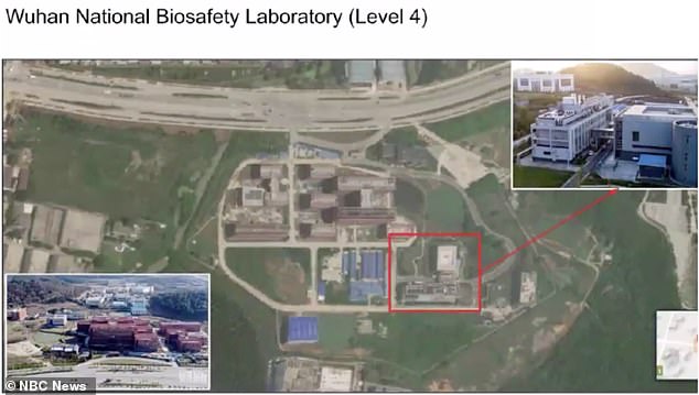 The location of the BSL-4 laboratory as seen from the air